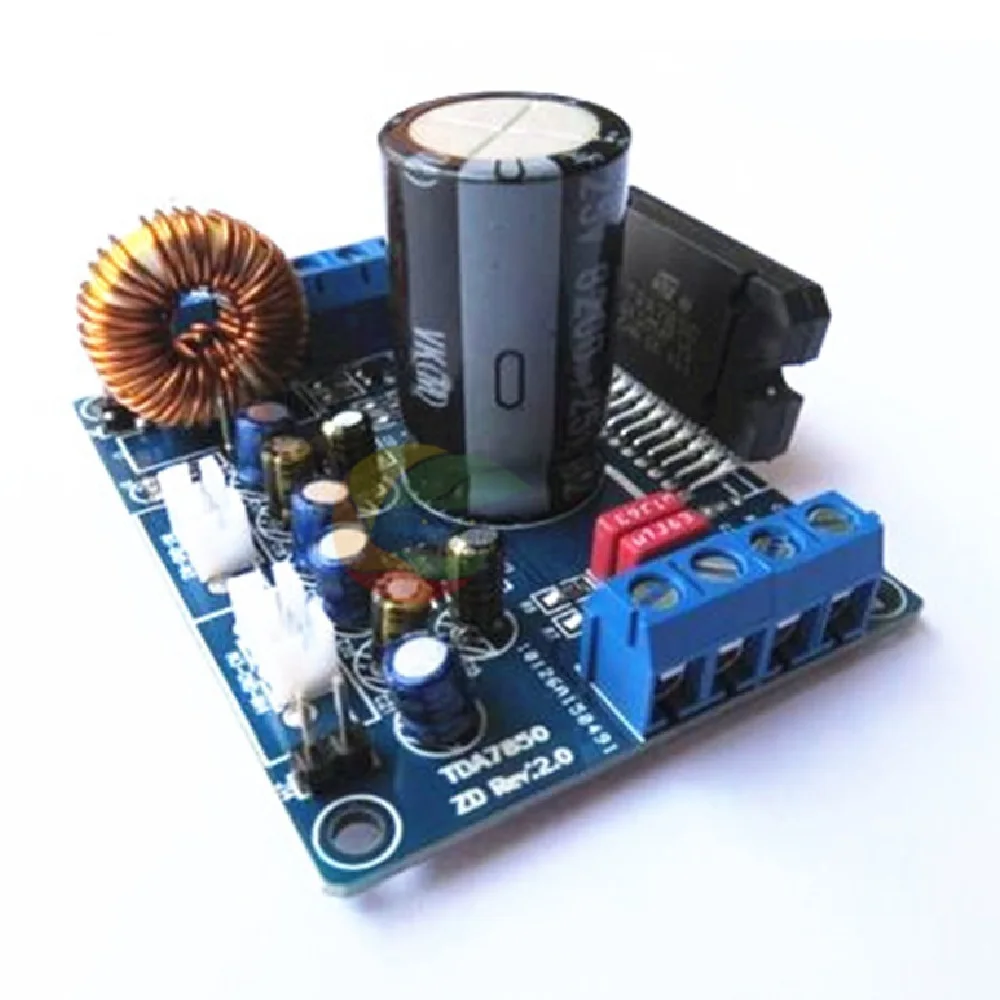 

Ziqqucu TDA7850 Stereo Power Amplifier Module Car Audio Stereo Power Amplifier Board TDA7850 4*50W With BA3121 Noise Reducer 12V