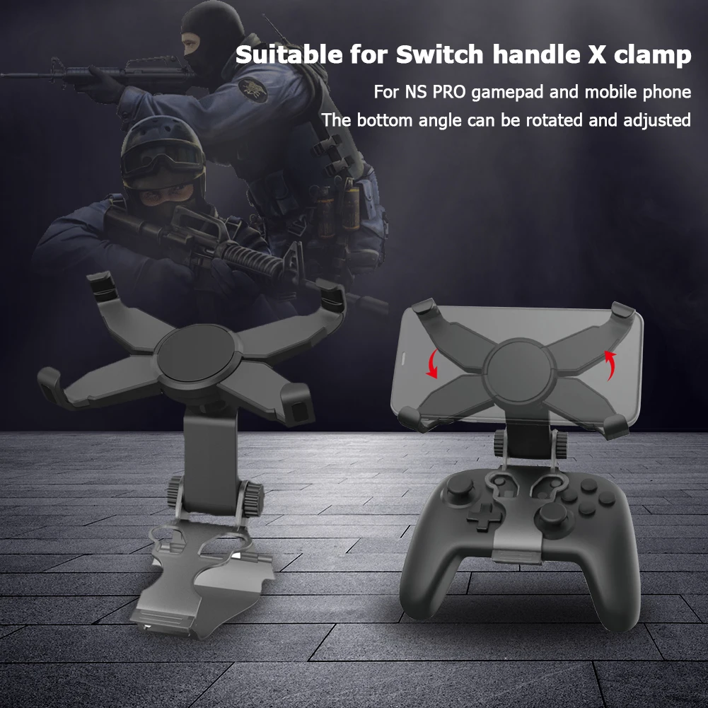 Беспроводной контроллер с креплением для телефона Ручка N Switch PRO вращающийся