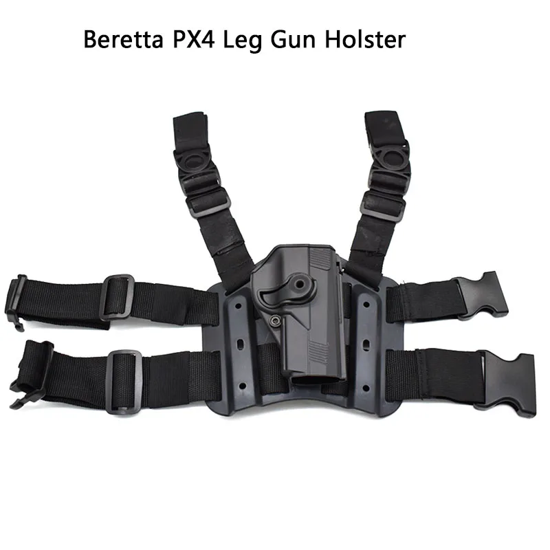 

CQC Tactical Thigh Gun Holster for Beretta PX4 Storm Waist Leg Pistol Case with Belt Loop Military Airsoft Hunting Accessories