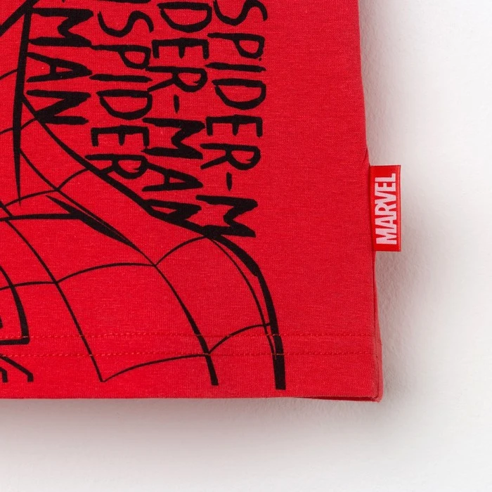 Футболка для мальчика KAFTAN MARVEL "Человек паук" красный | Детская одежда и обувь