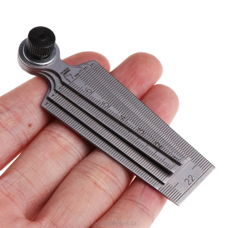 

0mm-29mm Hole Measuring Taper Gauge Ruler Depth Inspecting Tool 80mm N26 20 Dropship