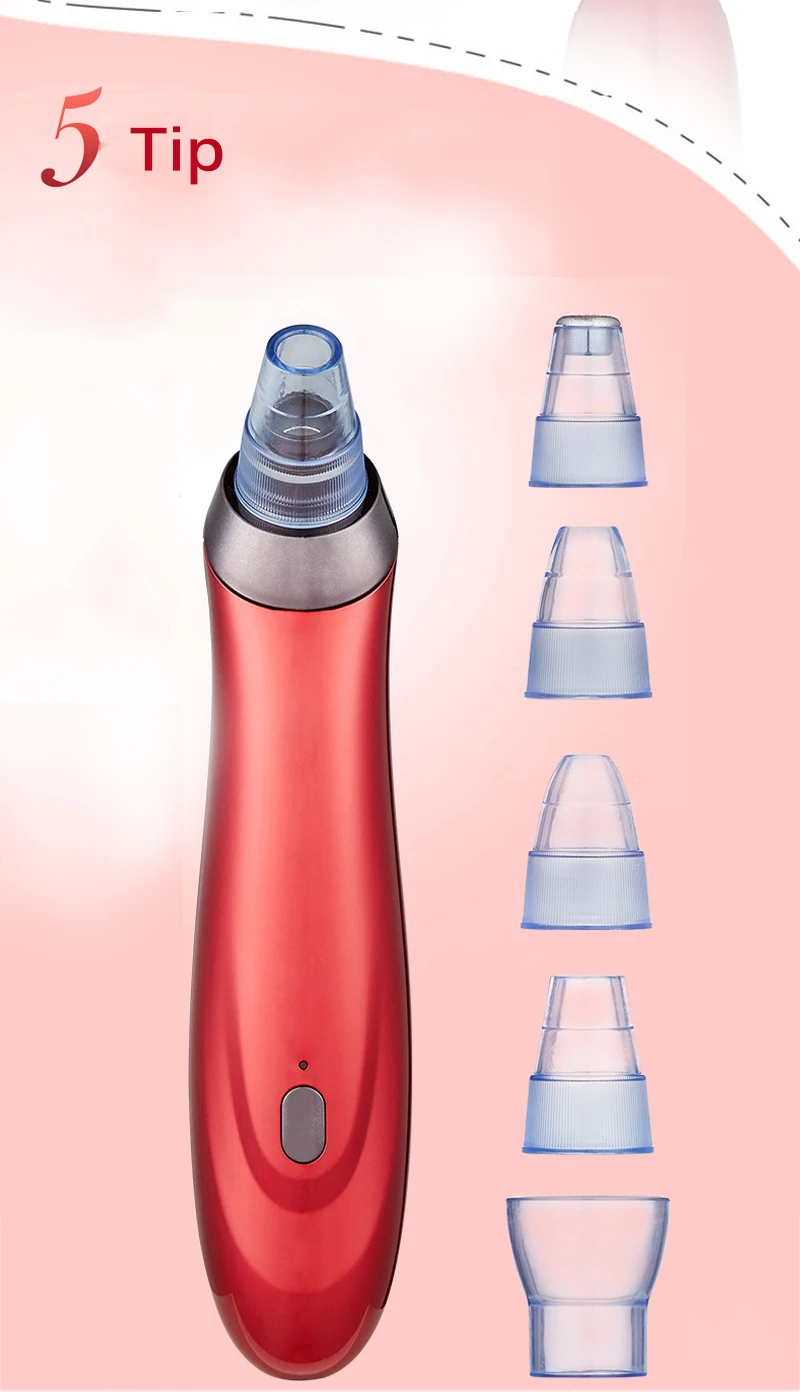 Blackhead Remover Vacuum Suction Face Deep Pore Cleaner Electric Acne Pimple Remover Tool Dark Spot Remover for Face Beauty Tool