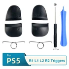 Кнопки триггера для Playstation 5, L2, R2, металлические сменные кнопки триггера R2, L2 для контроллера Dualsense 5, PS5, DS5