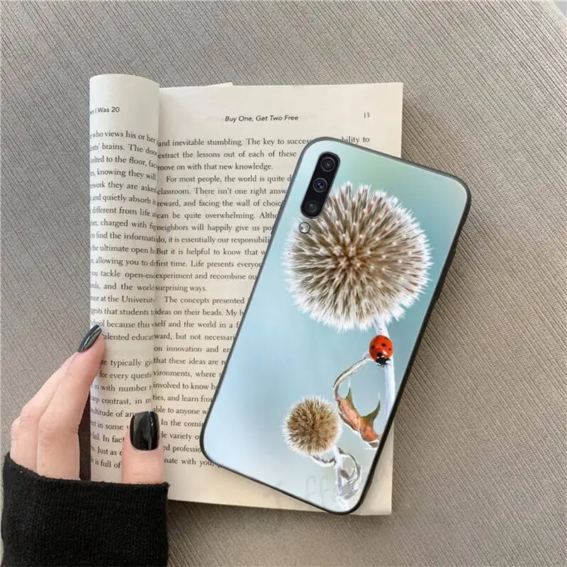 

four leaf ladybug daisy flower cover Phone Case For Samsung galaxy S 9 10 20 A 10 21 30 31 40 50 51 71 s note 20 j 4 2018 plus