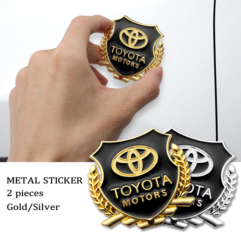 3D Металлические автомобильные наклейки значок с эмблемой декоративные для Toyota TRD
