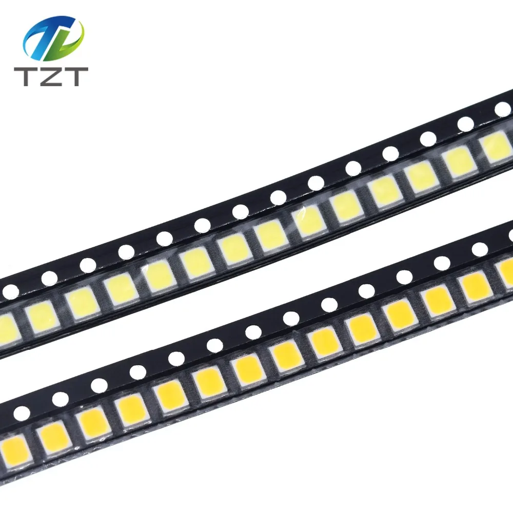 100pcs 0.2W SMD 2835 LED Lamp Bead 20-25lm White/Warm White SMD LED Beads LED Chip DC3.0-3.6V for All Kinds of LED Light