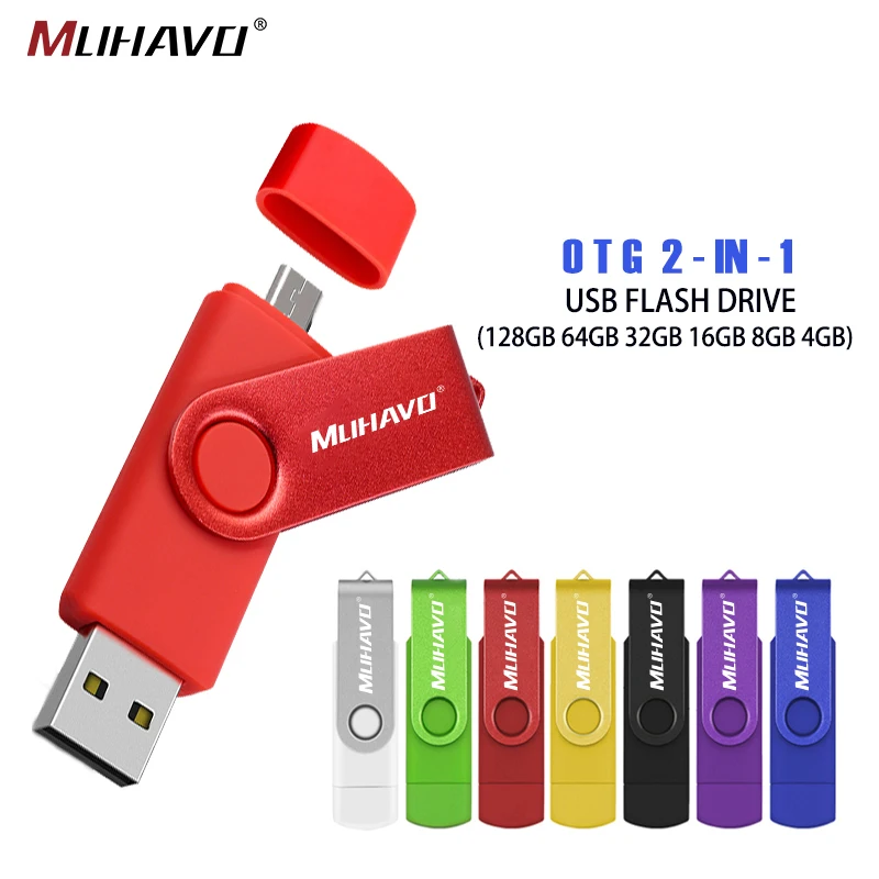 Высокоскоростной флеш накопитель usb OTG cle 128 ГБ 32 2 0 64 16 8 4 USB внешний накопитель|USB