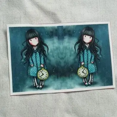 H114-16 13x20.5cm ZENGIA девушки хлопок холст ткань для DIY шитье лоскутное Декор ткань для кошелька/сумки/подушки ручная окрашенная ткань - Цвет: H114-16 13x20.5cm