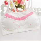 Тренировочные бюстгальтеры для девочек, бюстгальтер для молодых девушек, хлопковое кружевное нижнее белье для детей, летняя одежда для подростков, женский подарок