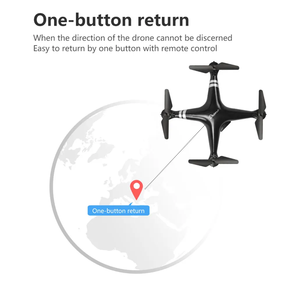 Дрон 4k Квадрокоптер с камерой вертолет дистанционным управлением Wi-Fi