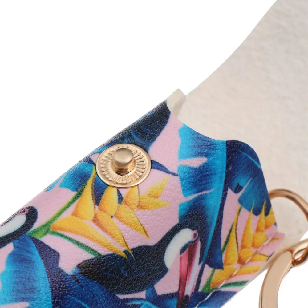 Женский портативный набор помады с пряжкой для ключа держатель чехлы бальзама