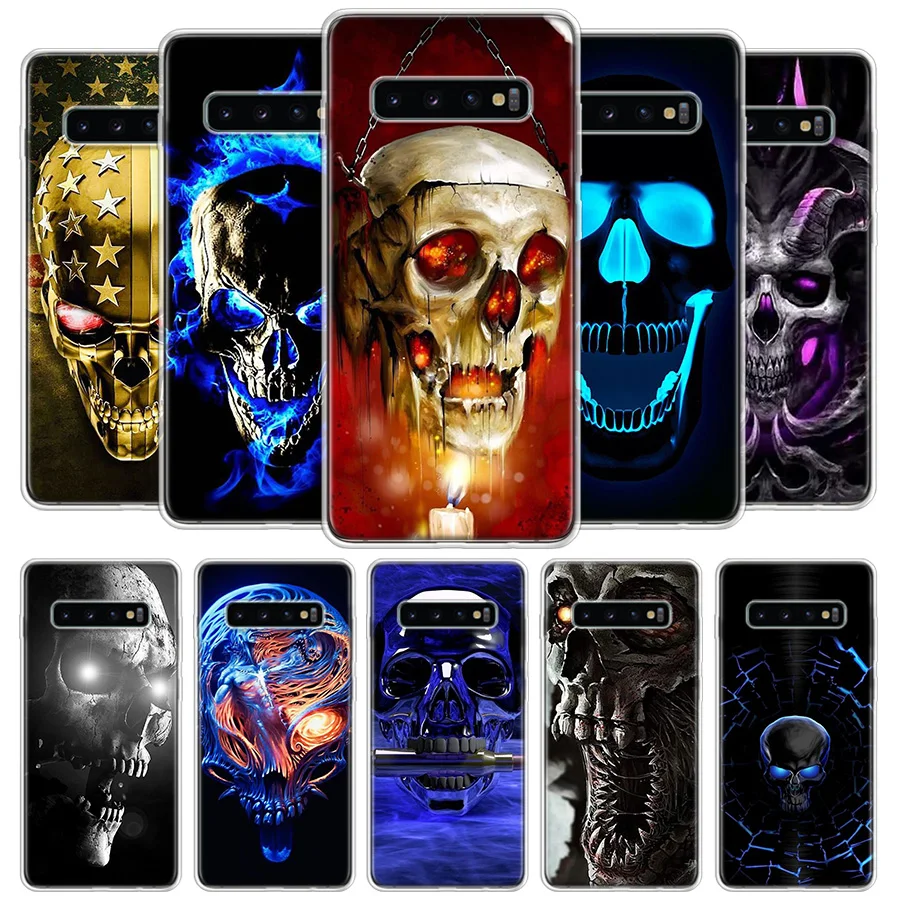 Чехол для телефона Grim Reaper Skull Skeleton чехол Samsung Galaxy S20 Ultra S10 Lite Note 10 9 8 S9 S8 J4 J6 J8 Plus + S7 Edge