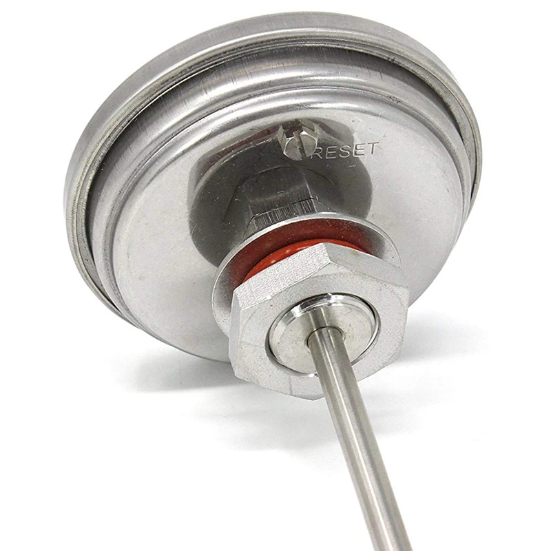 

BMBY-Weldless Stainless Steel Thermometer Kit 3inch Face & 2inch Probe for Home Beer Brewing