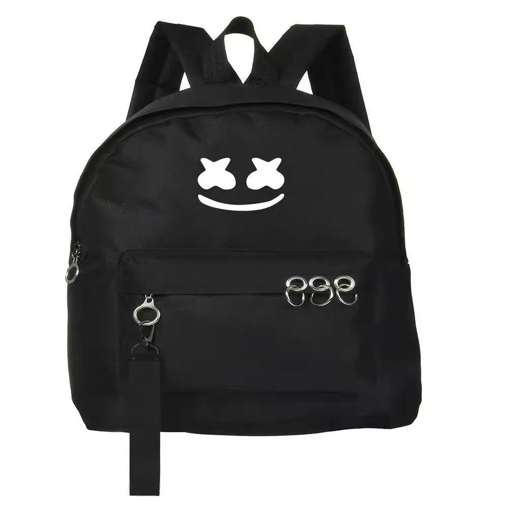 Hot Sales DJ Smile face Cosplay Fashion Backpack Student Kids School Bag Pink Color Boy/Girl Notebook Outdoor Leisure |