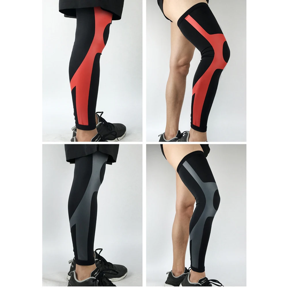 HAPPTYL 1 шт. Компрессионные рукава для ног Гольфы с длинными рукавами поддержка