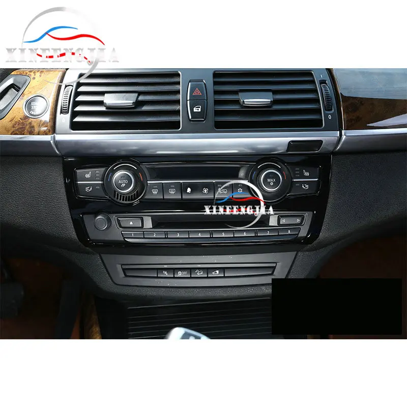 

For BMW X5 E70 07-13 X6 E71 08-14 Black Center Panel AC Switch Knob Panel Trim