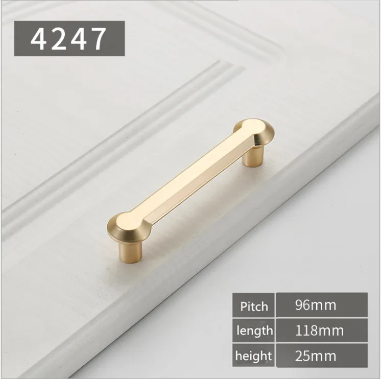 4247-96mm Ручки для мебели, ручки для ящиков, ручки для ящиков - Цвет: 4247-96mm