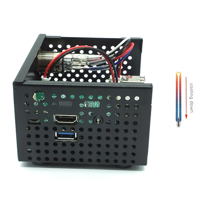 Плата для хранения SSD и HDD Raspberry Pi X820 (X800) подходящий металлический чехол/корпус +