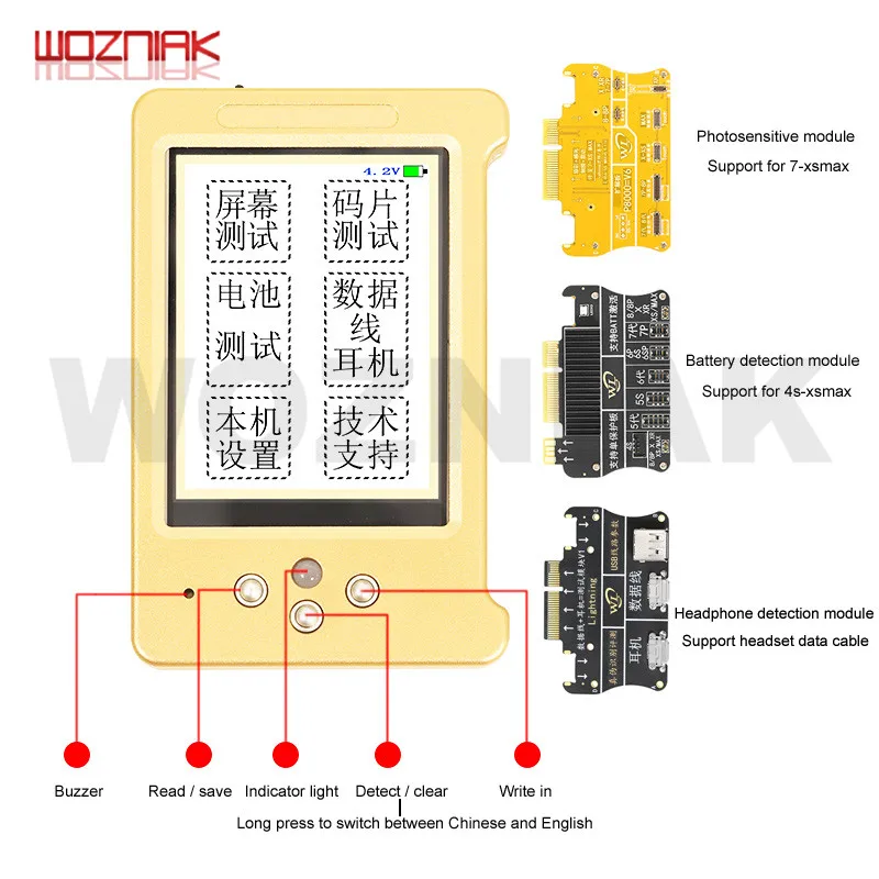 Модуль фоточувствительного ремонта WL V6 7 7p 8 8P X XS XSMAX XR 11 PRO программатор для