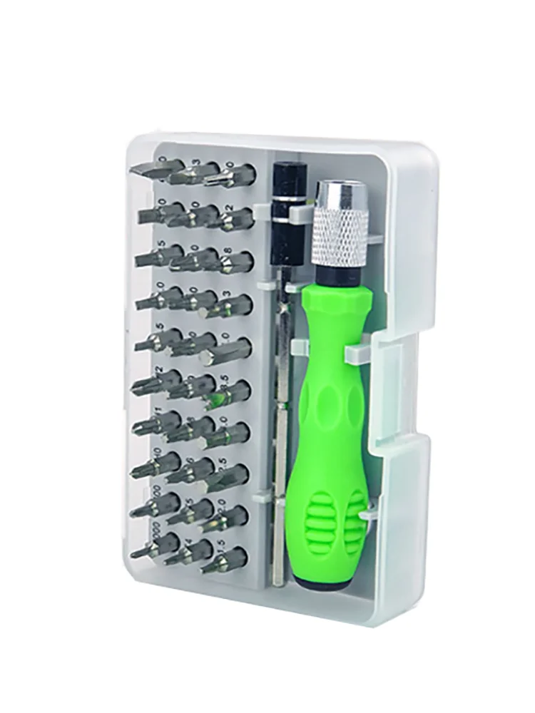 32 in one multifunctional manual screwdriver mobile phone computer and electronic product repair and disassembly tool set free global shipping