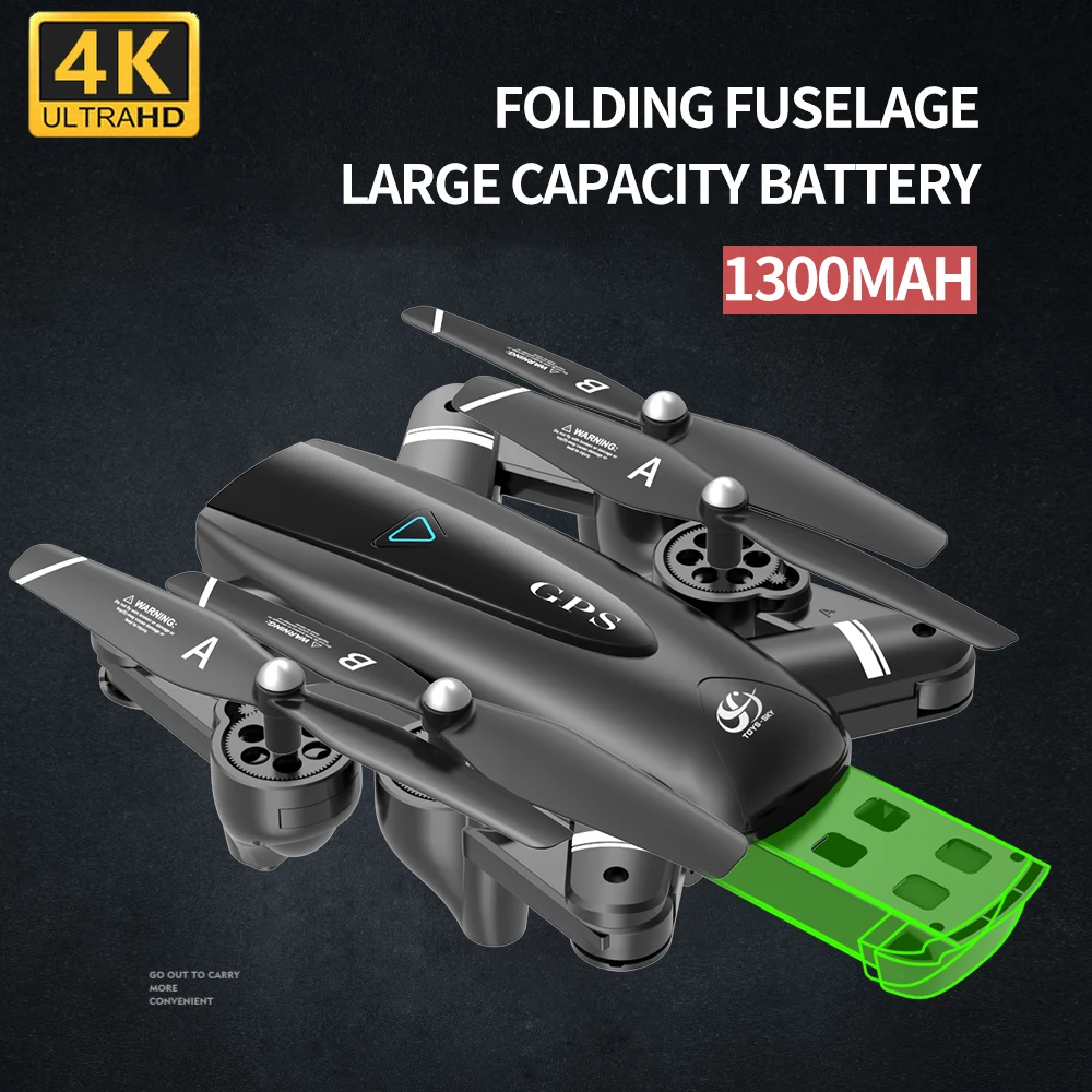 4K складной воздушный Дрон GPS Умный домашний Квадрокоптер с камерой Hd Вертолет