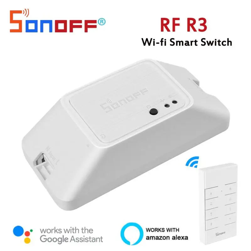 Интеллектуальный выключатель света SONOFF RF R3 умный переключатель дистанционного