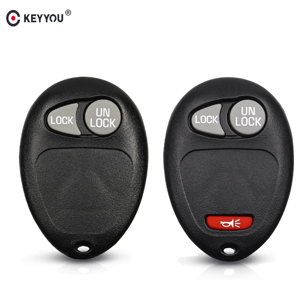 

KEYYOU 2/3 Buttons Remote Key Shell Case For Buick Hummer H3 GMC For Chevrolet Colorado Isuzu Keyless Entry Car Key Case