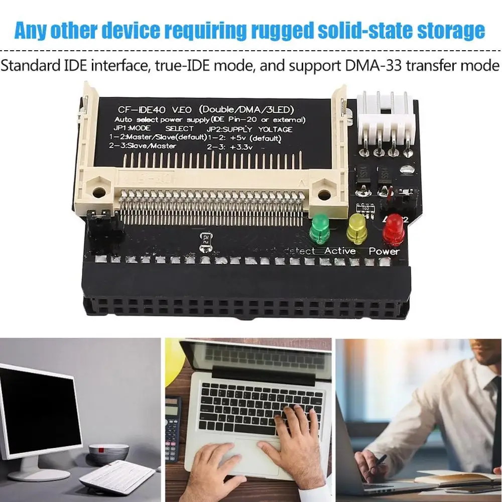 Компактный флэш CF до 3 5 женский 40 Pin IDE загрузочный адаптер конвертер карта