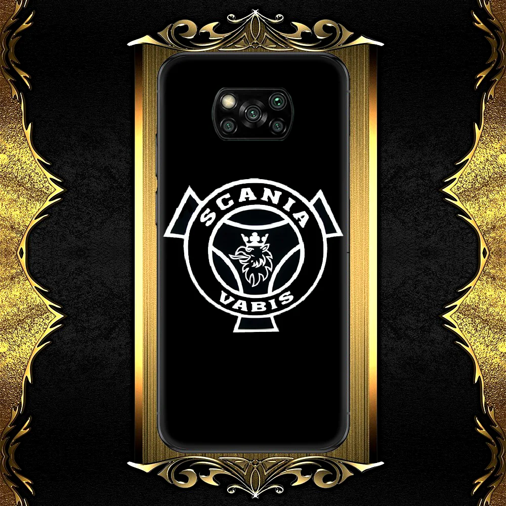 

S-SCANIAS Brand Phone Case For Xiaomi Mi Note 10 A3 9 MAX 3 A2 8 9 10 11 Lite Pro Ultra black Prime Trend Bumper Tpu Back