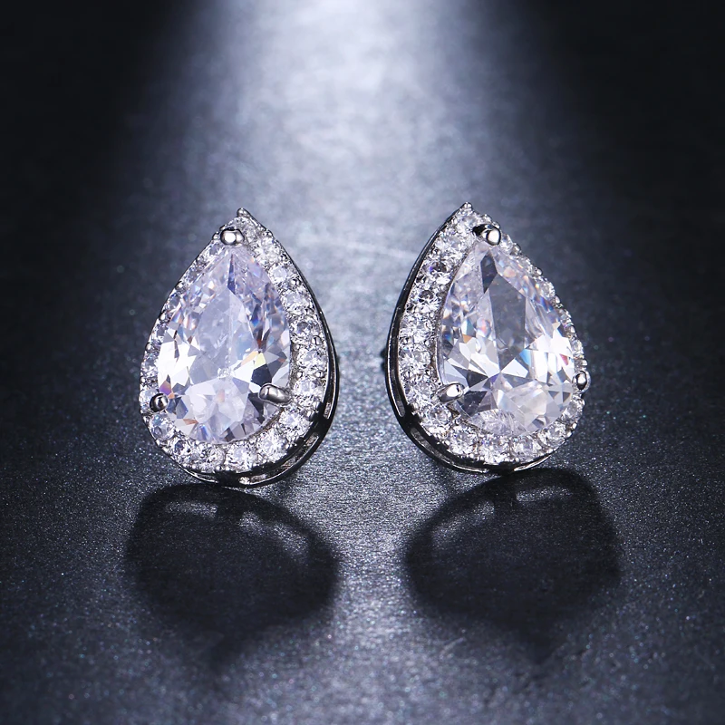 

Vintage New Arrival Fashion Luxury Shiny Stud Earring For Women's Day Gift Sexy Party Queen Elegant Trendsetter Lady Jewelry