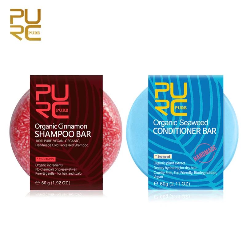 Профессиональный кондиционер для волос PURC из морских водорослей набор