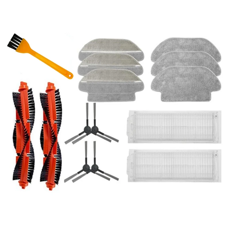 

Комплект деталей для робота-пылесоса Xiaomi Mijia STYJ02YM, боковые ролики, HEPA фильтр, основная щетка, Швабра, 15 шт.