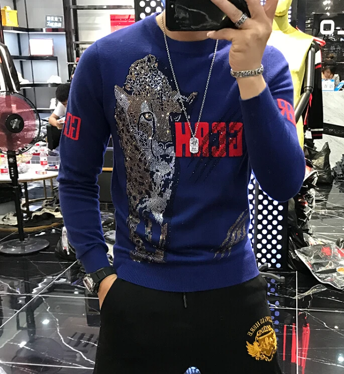 Новинка мужской брендовый свитер джемпер с прострочкой облегающий