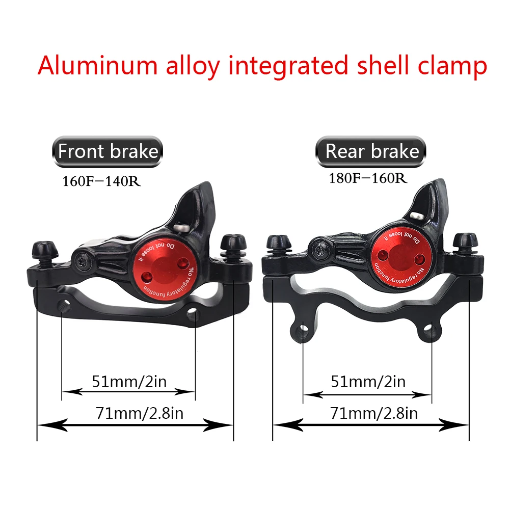 

Bicycle Brakes Mountain Bike Hydraulic Disc Brakes Front Rear Oil Pressure Brake System For Bike Brake Lever Bike Brakes Set