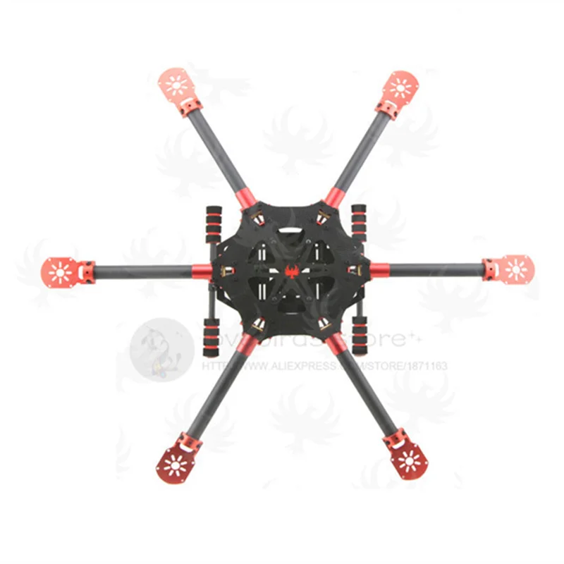 Складной складной зонт HF600 / HF750 из чистого углеродного волокна DIY FPV|Детали и