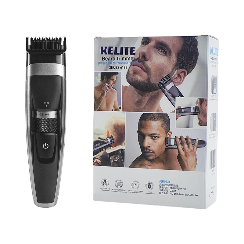

Men's Electric Hair Clipper Kit Barber Professional Cordless Hair Trimmer Strong Power Motor Haircut Machine with Limit Combs