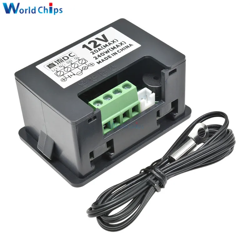 AC 110 В 220 DC 12 24 светодиодный цифровой термостат термо контроль терморегулятор