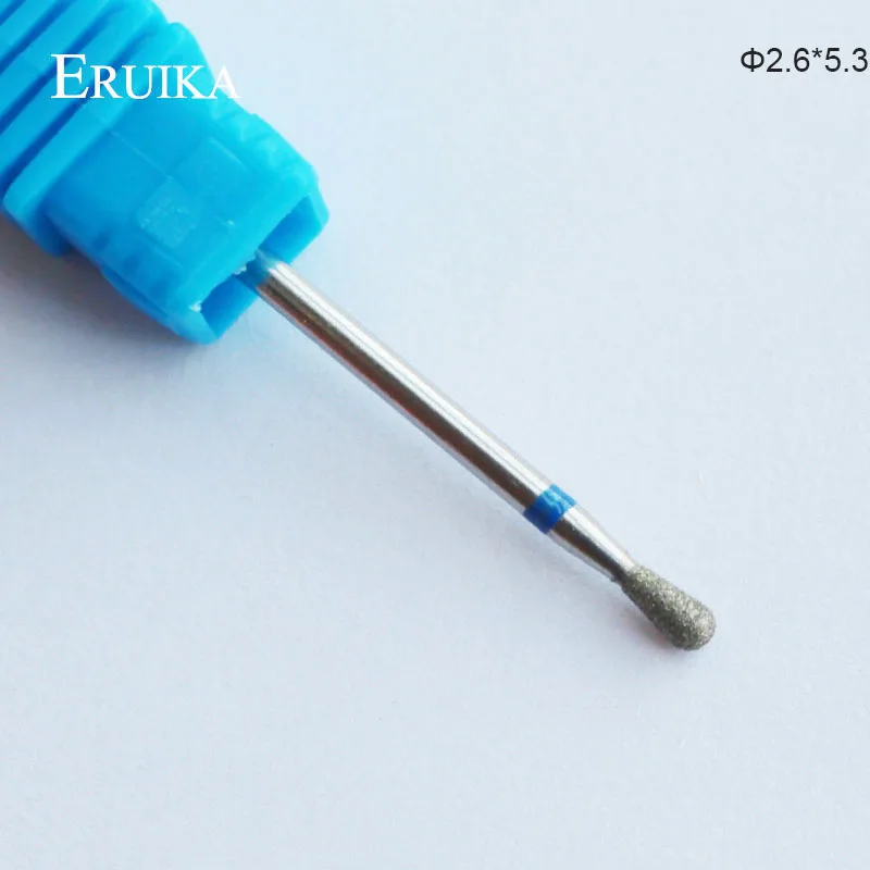 Алмазное сверло для ногтей ERUIKA, 5 видов, роторное сверло для ногтей, пилка для маникюра, аксессуары для электрического станка, инструменты для сверления ногтей - Цвет: NO3