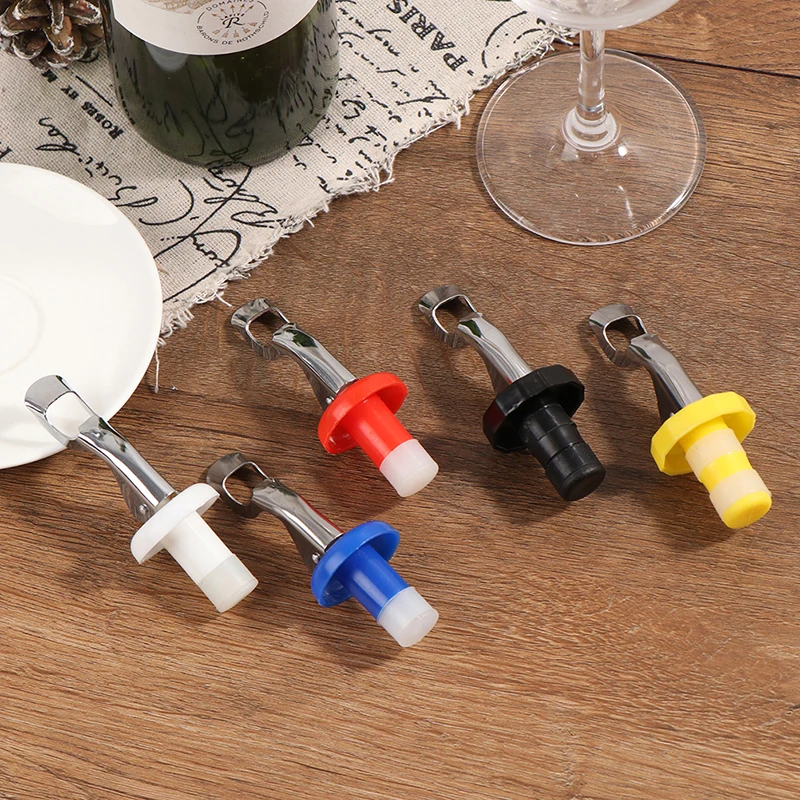 

Press Wine Stopper Vacuum Sealed Plug Wine Bottle Stopper Wine Saver Caps Barware Kitchen Tools Wine Bottle Stopper
