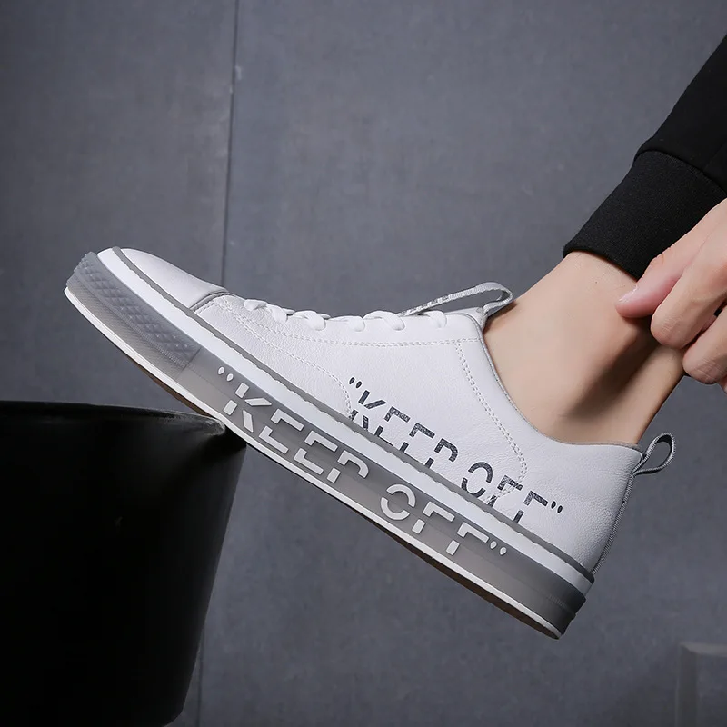 KHRUN Men's casual leather shoes men's sneaker luxury men mens genuine chinese | Обувь