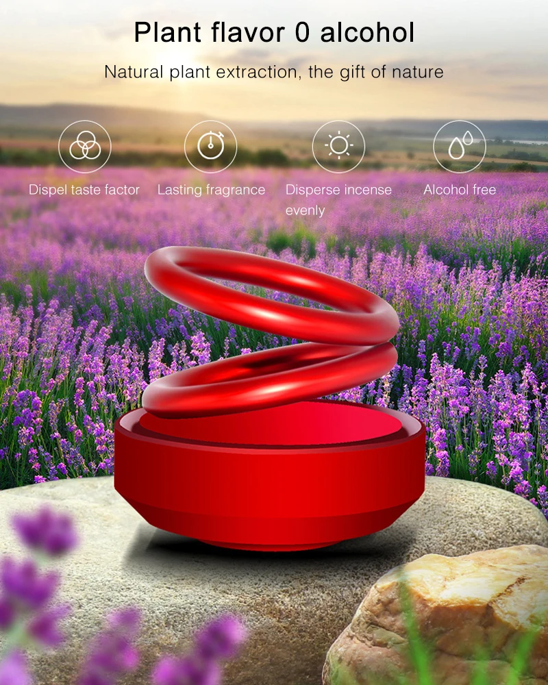 Автомобильный мини-освежитель воздуха с двойным кольцом для ароматерапии |