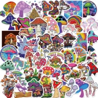 1050pcs cartoon psychedelic mushroom sticker cute color magic plant funny anime stickers phone laptop stickers decals