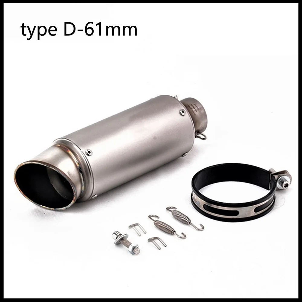 

51MM 60MM Universal Motorcycle Exhaust Muffler modified Scooter Exhaust DB killer For bws PCX 125 ZX6R CBR1000