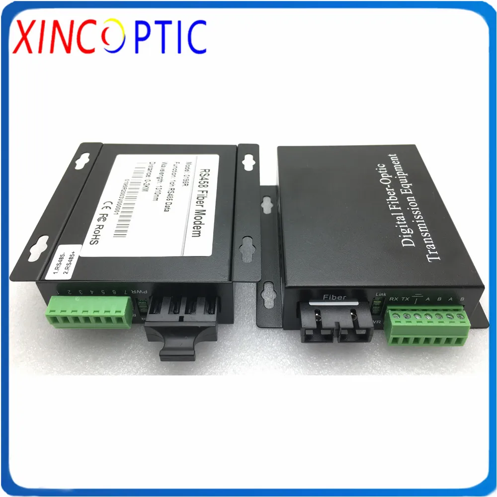 RS485/422/232 FC медиаконвертер RS232/RS422/RS485 к оптоволоконному модему RS-232/422/485 серийный SX SM