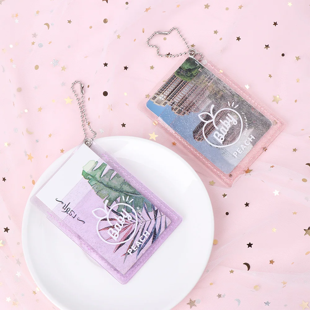 1 шт. Milkjoy блестящее Сердце чехол для паспорта ПВХ прекрасный корейский стиль для девочек держатель паспорта водонепроницаемый Женский проездной документ новая сумка для карт