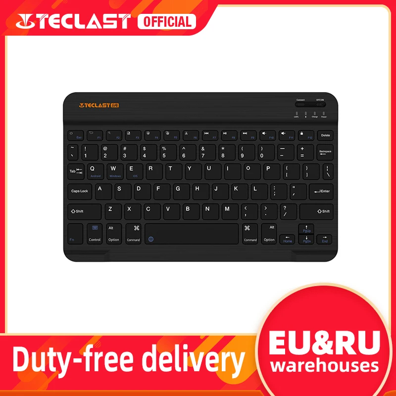 Оригинальная Bluetooth клавиатура Teclast K10 для планшета Windows Android IOS Беспроводная