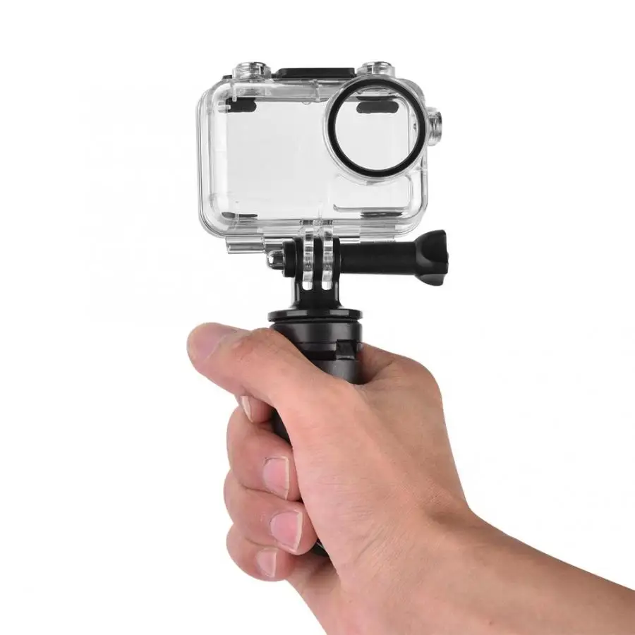 Портативный Настольный мини штатив с круглым водонепроницаемым корпусом чехол