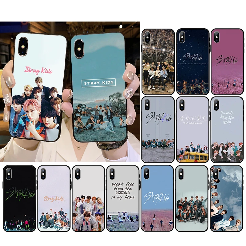 

Stray Kids Phone Case For iPhone 13 12 11 Pro Max 12Mini XS MAX XR SE2 8 7 Plus X