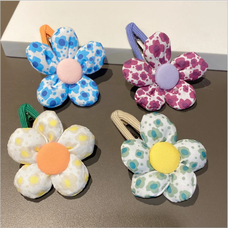 

Women hairpins Flower bangs clip headdress hairpin female 2021 new style