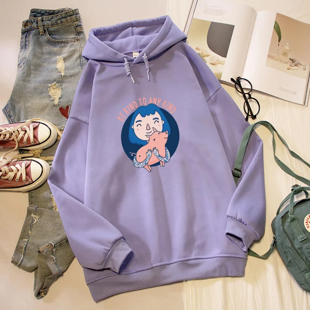 

Autumn Oversized Harajuku Cute Graphics Print Sweatshirt Women Tops Kawaii Hoodies Warm Hoodie Full Sleeve Pullovers Clothes